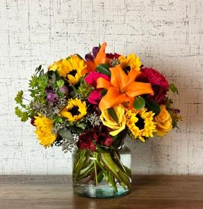 Vibrant Garden Vase – Ambrosia Flowers, Castle Rock CO