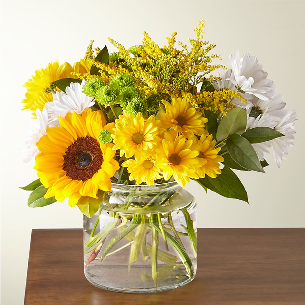Hello Sunshine Bouquet – Ambrosia Flowers, Castle Rock CO