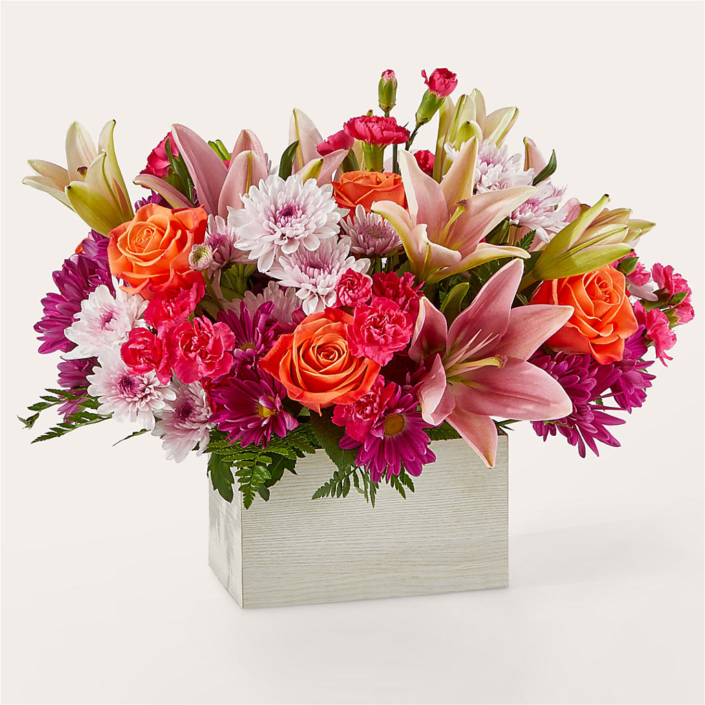 Light of My Life Box Bouquet – Ambrosia Flowers, Castle Rock CO