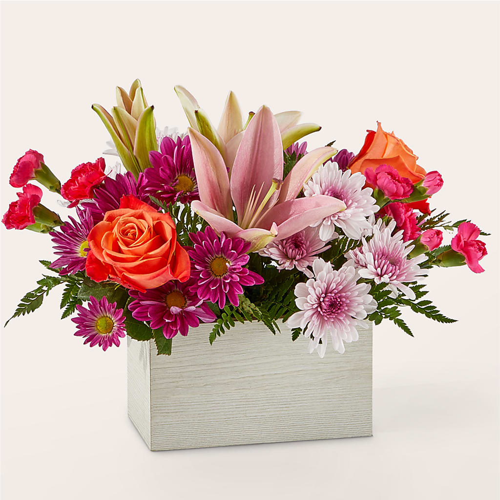 Light of My Life Box Bouquet – Ambrosia Flowers, Castle Rock CO