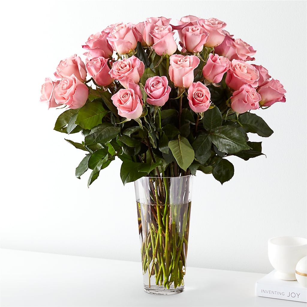 Long Stem Pink Rose Bouquet – Ambrosia Flowers, Castle Rock CO
