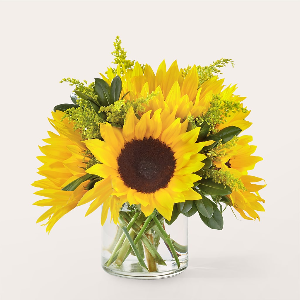 Beaming Sunflower Bouquet – Ambrosia Flowers, Castle Rock CO