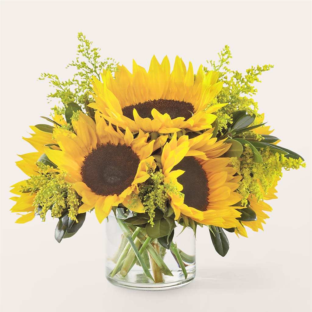 Beaming Sunflower Bouquet – Ambrosia Flowers, Castle Rock CO