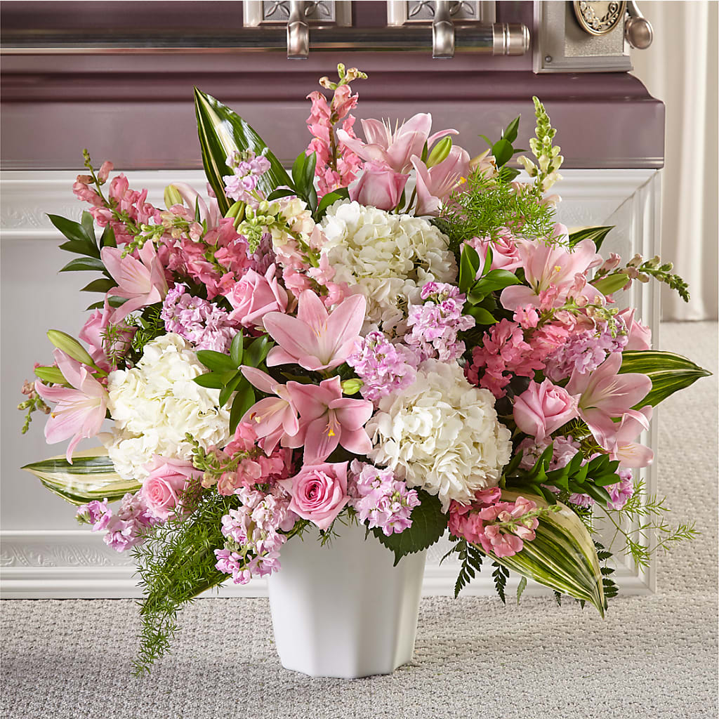 Simply Serene Floor Basket – Ambrosia Flowers, Castle Rock CO