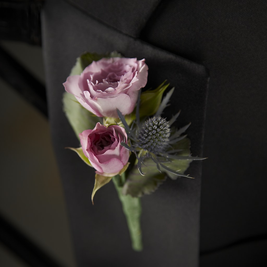 Veronica Boutonniere – Ambrosia Flowers, Castle Rock CO