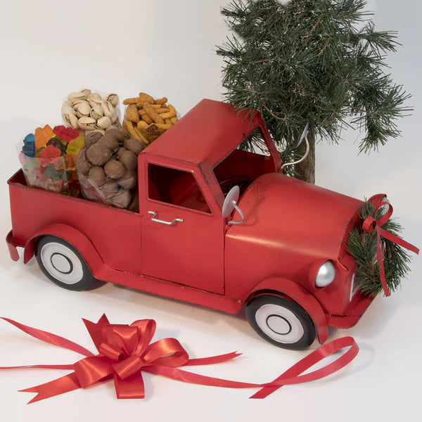 Red Truck Gift Basket