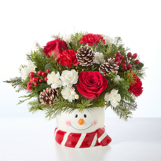 Jolly Snowman Bouquet –  Ambrosia Flowers, Castle Rock CO