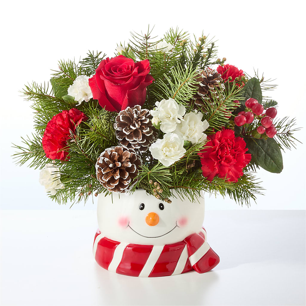 Jolly Snowman Bouquet –  Ambrosia Flowers, Castle Rock CO