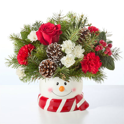 Jolly Snowman Bouquet –  Ambrosia Flowers, Castle Rock CO