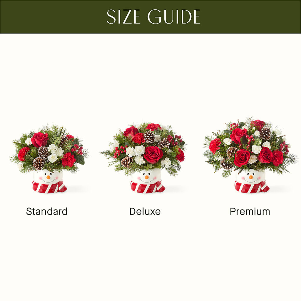 Jolly Snowman Bouquet –  Ambrosia Flowers, Castle Rock CO