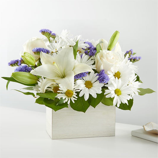 Beyond Blue Box Bouquet –  Ambrosia Flowers, Castle Rock CO