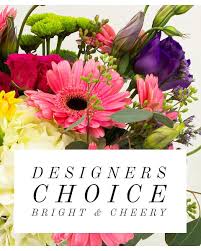 Designer's Choice - Bright and colorful vase arrangement