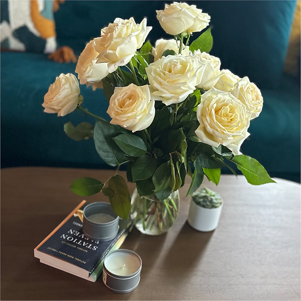 Long Stem Yellow Rose Bouquet –  Ambrosia Flowers, Castle Rock CO