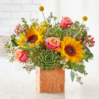 Sunflower Season Bouquet –  Ambrosia Flowers, Castle Rock CO