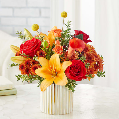 Scarlet Skies Bouquet –  Ambrosia Flowers, Castle Rock CO
