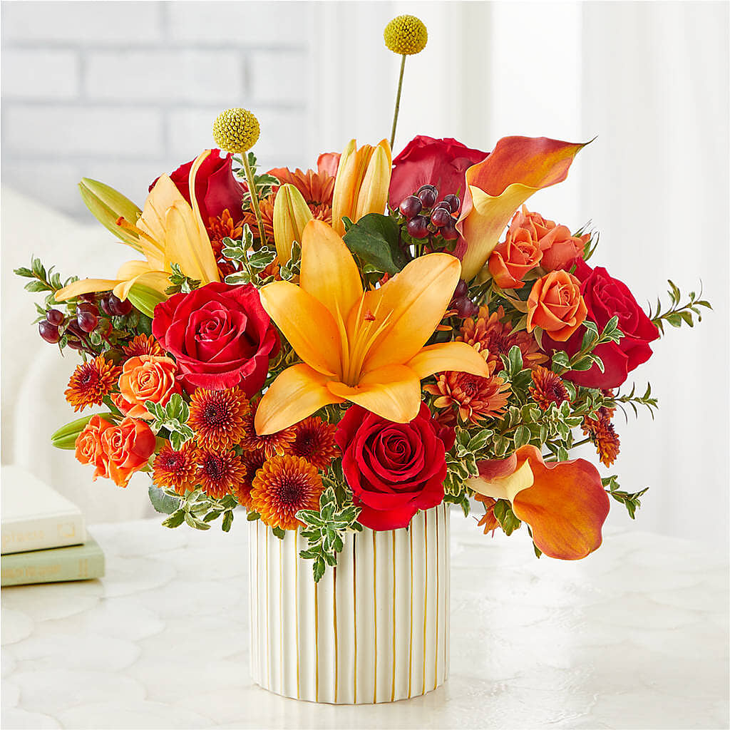 Scarlet Skies Bouquet –  Ambrosia Flowers, Castle Rock CO