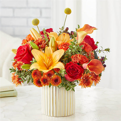 Scarlet Skies Bouquet –  Ambrosia Flowers, Castle Rock CO