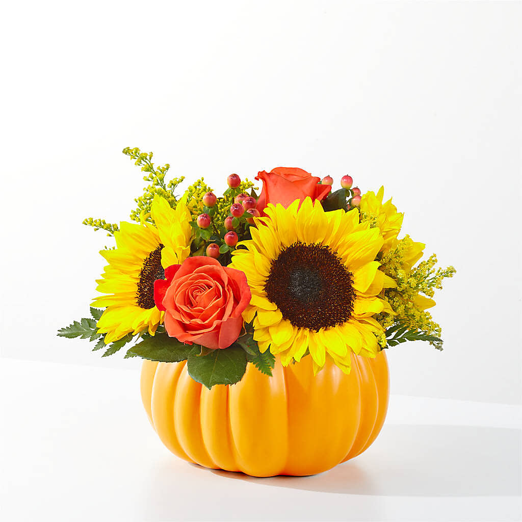 Pick of the Patch Pumpkin Bouquet –  Ambrosia Flowers, Castle Rock CO