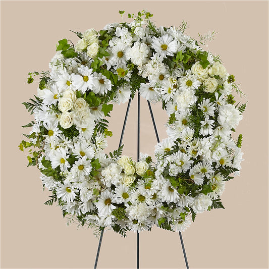 Faithful Wishes Wreath –  Ambrosia Flowers, Castle Rock CO