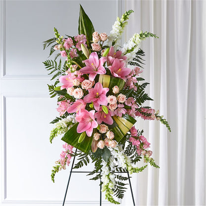 Elegant Embrace Standing Spray –  Ambrosia Flowers, Castle Rock CO