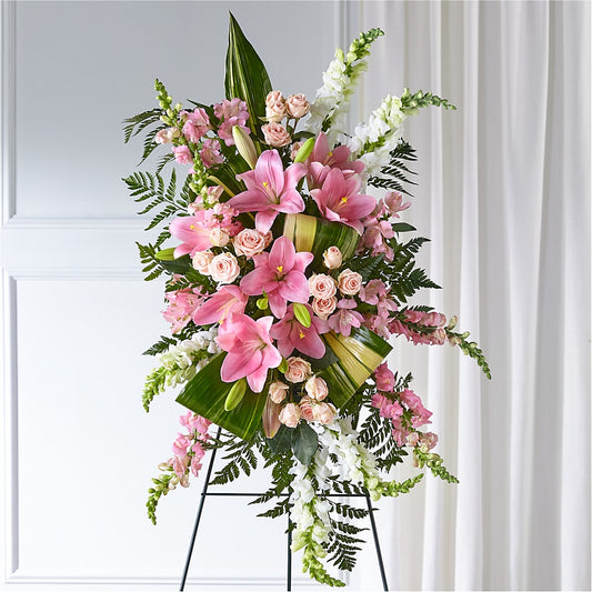 Elegant Embrace Standing Spray –  Ambrosia Flowers, Castle Rock CO