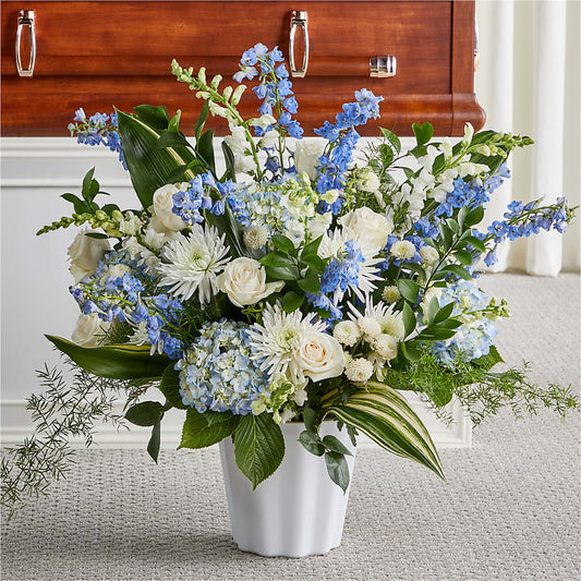 Everlasting Memories Floor Basket –  Ambrosia Flowers, Castle Rock CO