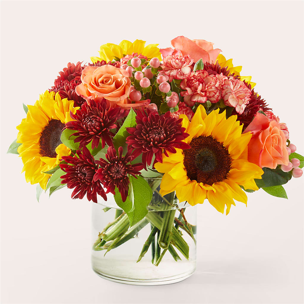 September Sunset Bouquet –  Ambrosia Flowers, Castle Rock CO