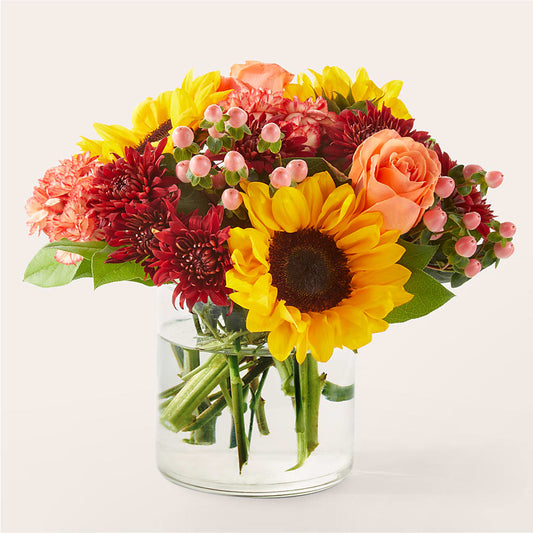 September Sunset Bouquet –  Ambrosia Flowers, Castle Rock CO