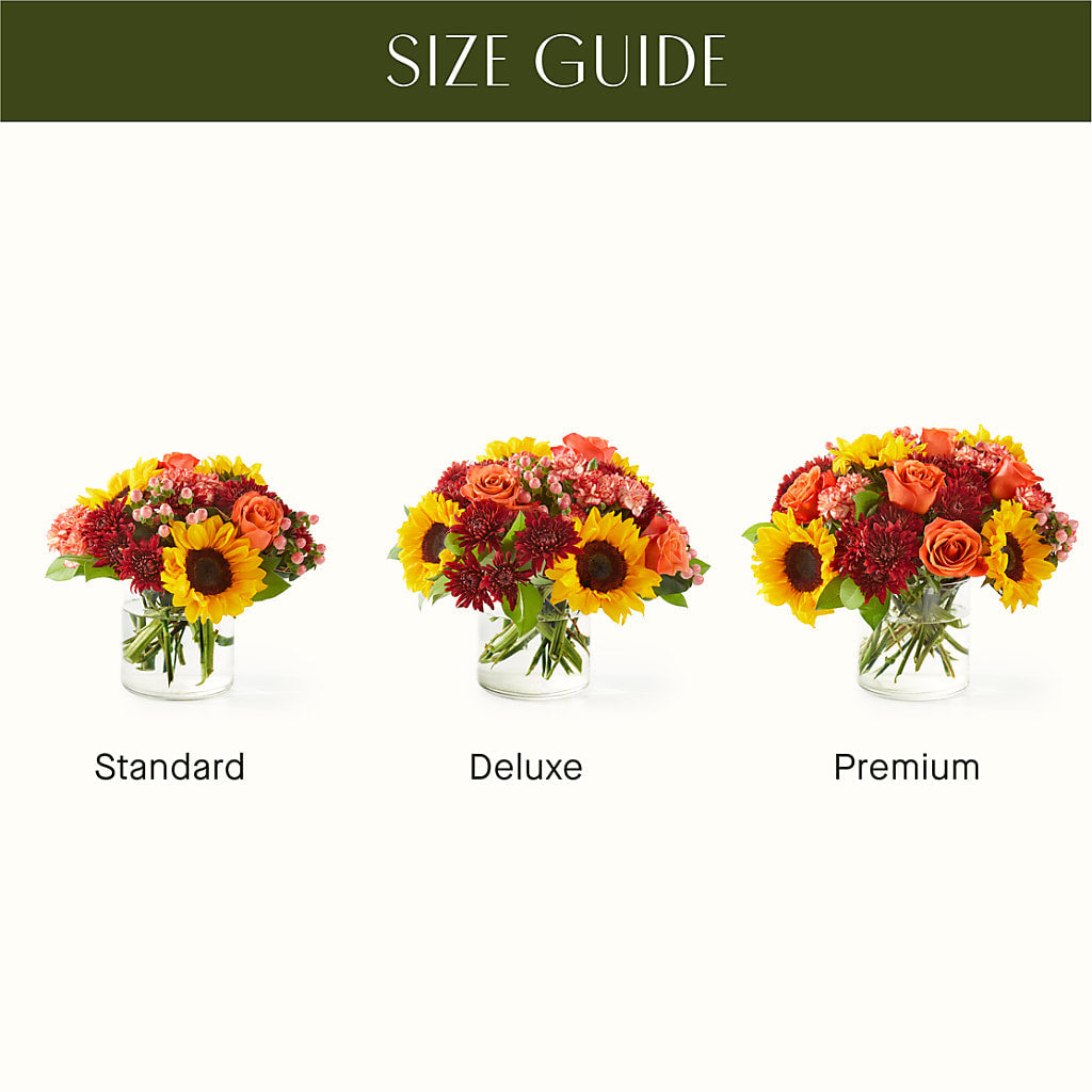 September Sunset Bouquet –  Ambrosia Flowers, Castle Rock CO