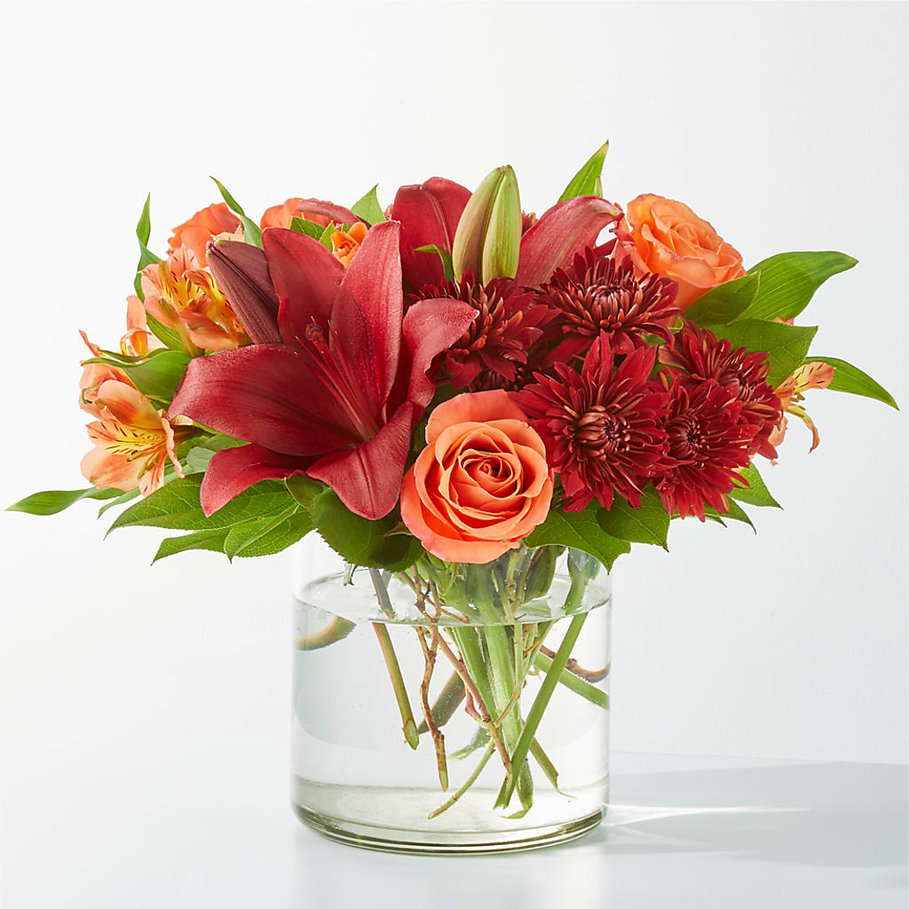 Crimson Leaves Bouquet –  Ambrosia Flowers, Castle Rock CO