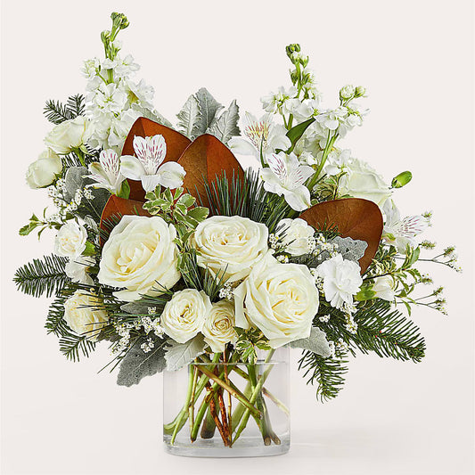 Fresh Snowfall Bouquet –  Ambrosia Flowers, Castle Rock CO